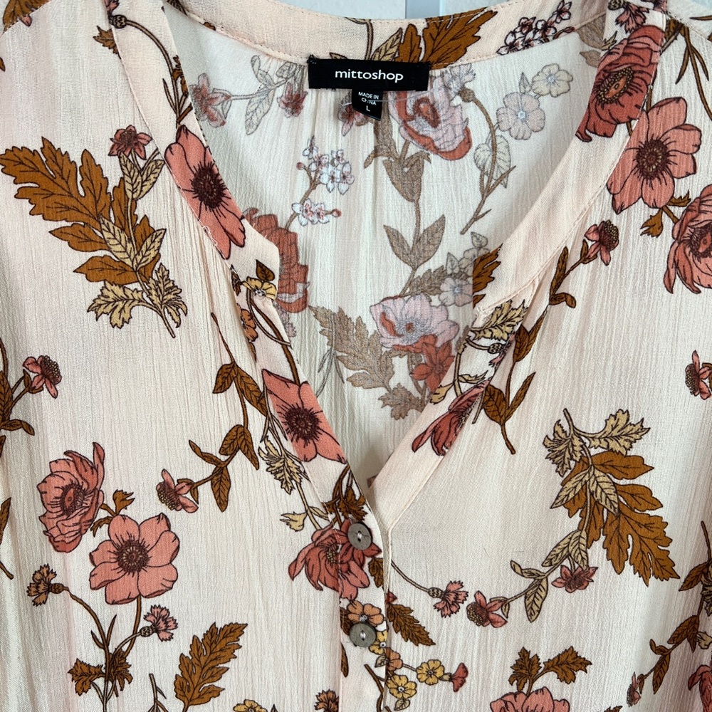 Mittoshop Blush Ruffled Sleeve Dress - Picture 5 of 5